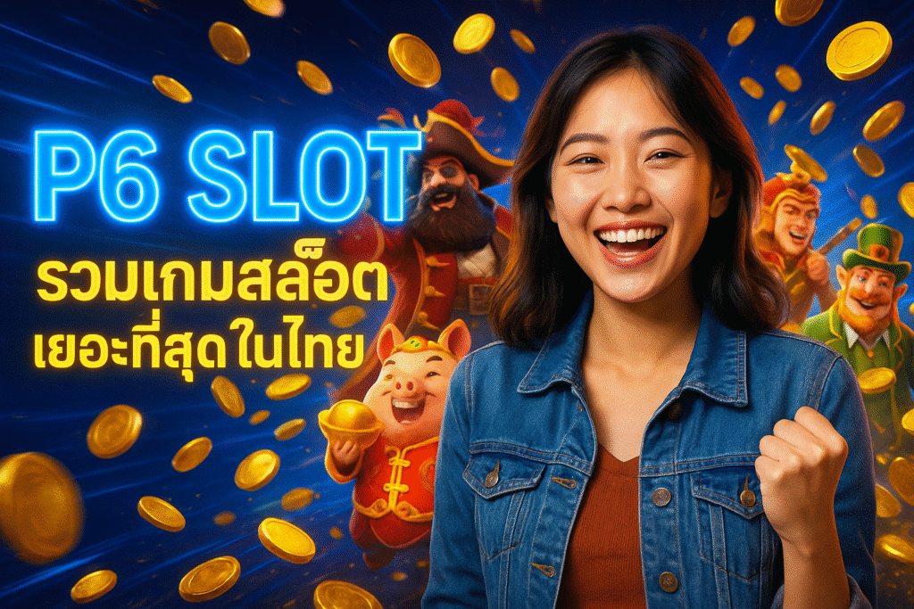 P6 SLOT รวมเกมสล็อตเยอะที่สุดในไทย
