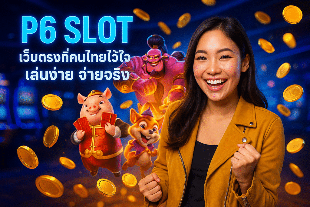 P6 SLOT เว็บตรงที่คนไทยไว้ใจ เล่นง่าย จ่ายจริง