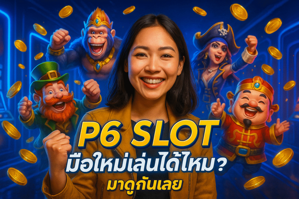 P6 SLOT มือใหม่เล่นได้ไหม? มาดูกันเลย