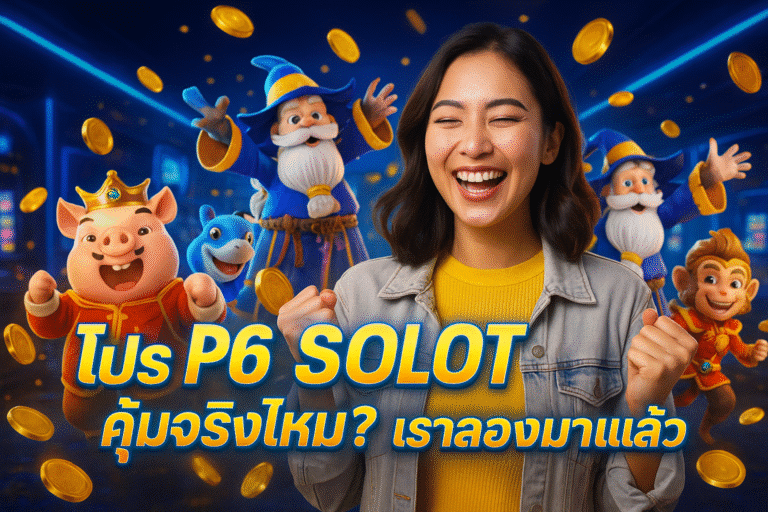 โปร P6 SLOT คุ้มจริงไหม? เราลองมาแล้ว