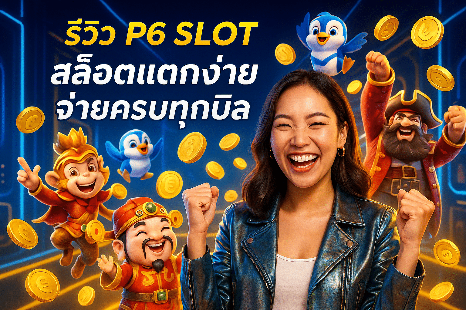 รีวิว P6 SLOT สล็อตแตกง่าย จ่ายครบทุกบิล